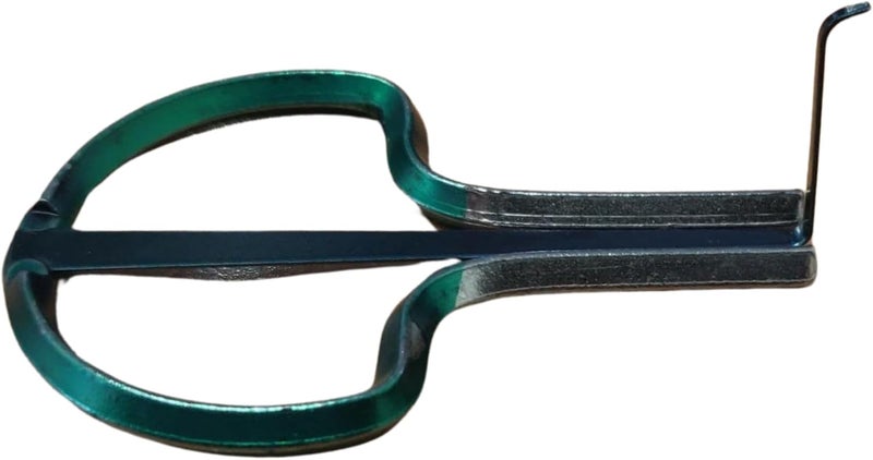 Grover Jews Harp (Model 3492) - Brass Mouth Harp in Green - Image 2